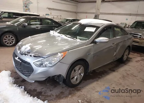 2015 Hyundai Sonata Hybrid z USA, uszkodzony, nr VIN KMHEC4A47FA131124
